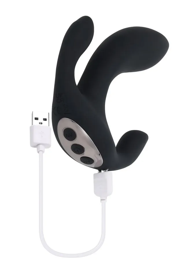 Female Sex Toys Playboy Playboy Triple Threat Rechargeable Silicone Multi Vibrator