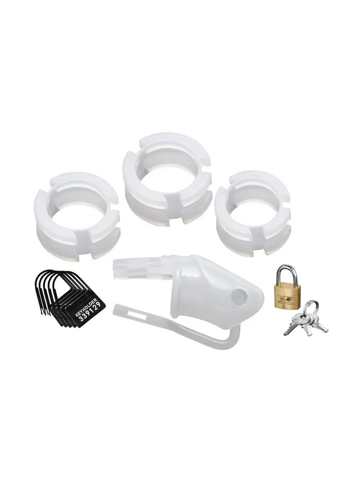 Master Series Sado Chamber Silicone Male Chastity Device Master Series Male Sex Toys
