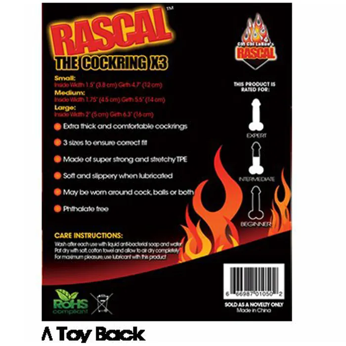Vibrators Rascal Rascal Cockring X3