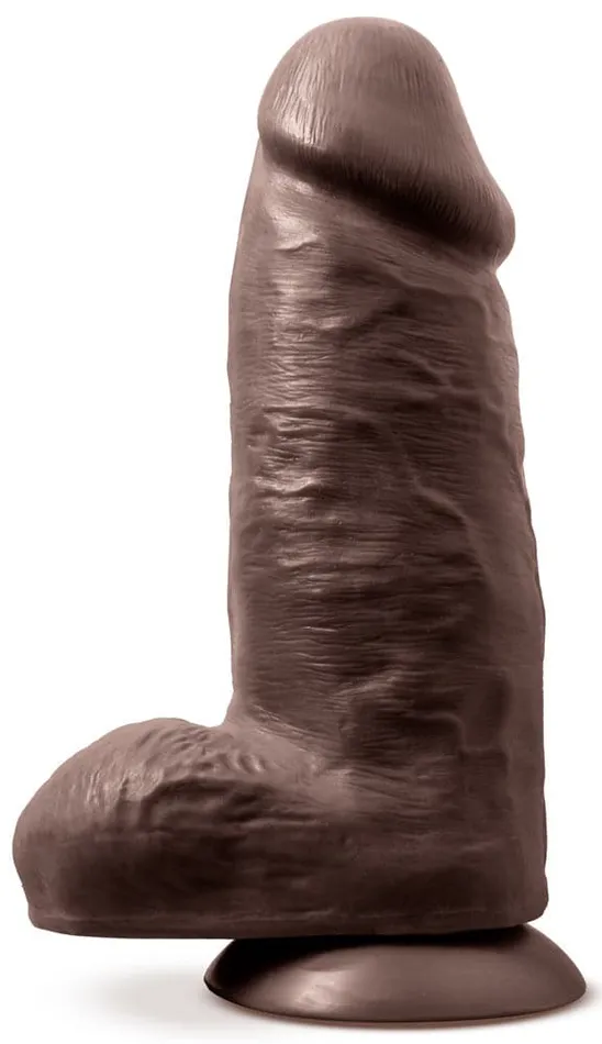 Au Naturel Chub 10 Inch Dildo Chocolate Blush Novelties Dildos Au Naturel Chub 10 Inch Dildo Chocolate Blush Novelties Dildos