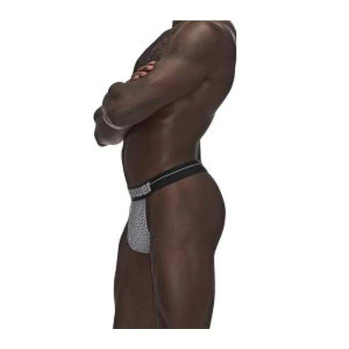 Male Sex Toys Male Power Male Power Sexagon Micro V Thong Grey