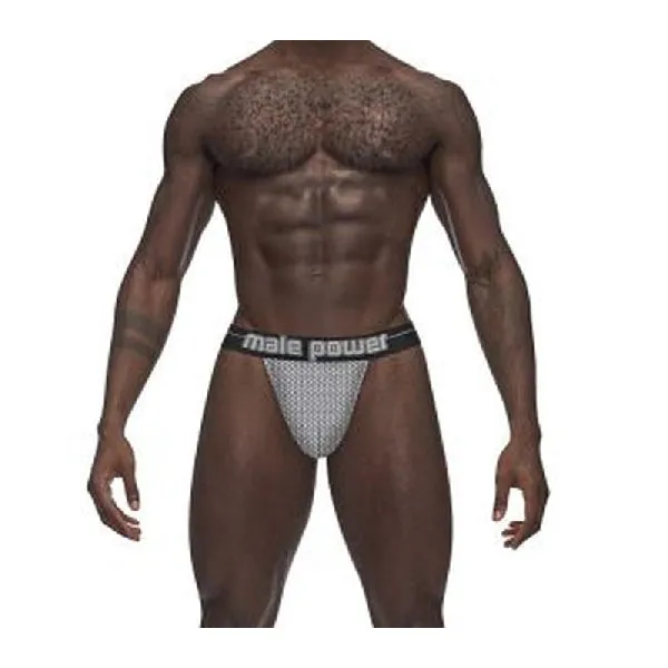 Male Sex Toys Male Power Male Power Sexagon Micro V Thong Grey
