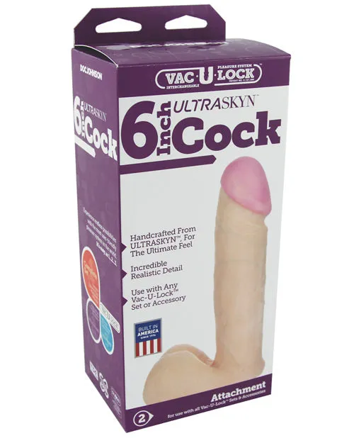 Doc Johnson Dildos VacULock Ultraskyn Cock