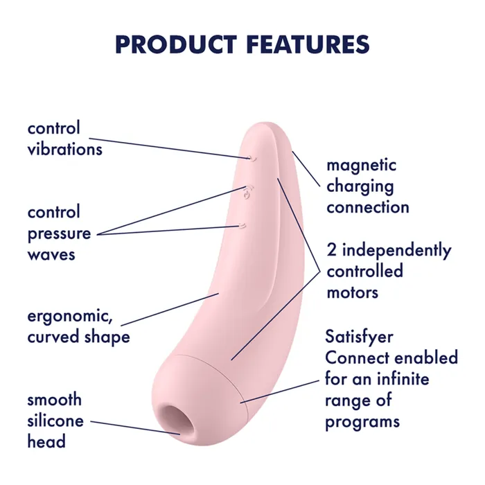 Vibrators Satisfyer Satisfyer Curvy 2 Air Pulse Vibe