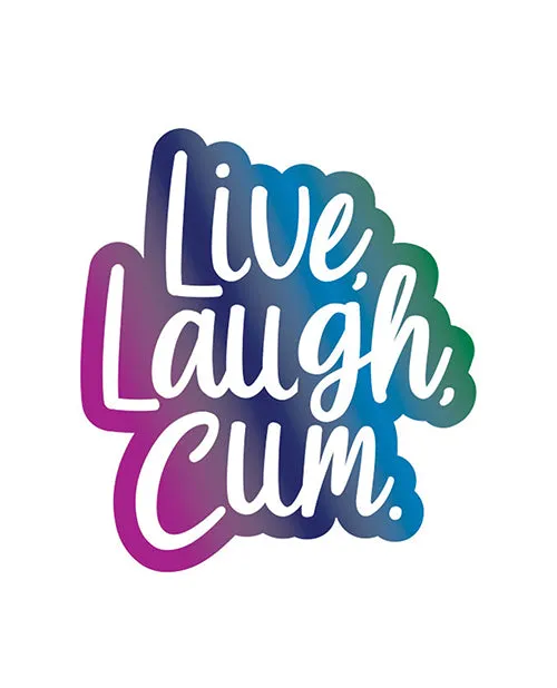 Wood Rocket Vibrators Wood Rocket Live Laugh Cum Large Pin Multi Color